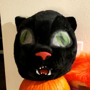 Black Cat Halloween Costume Head